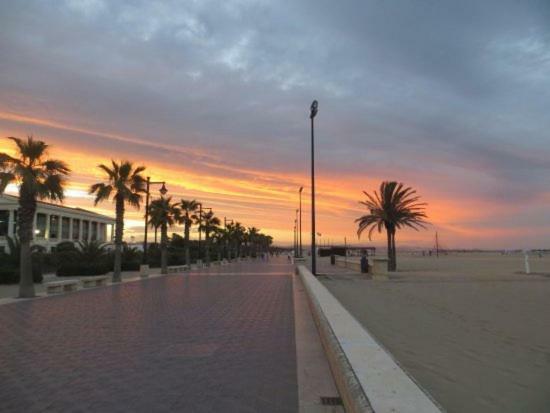Beach Valencia Luxury A40-35 Apartment With Terrace And Sea Views Exterior photo